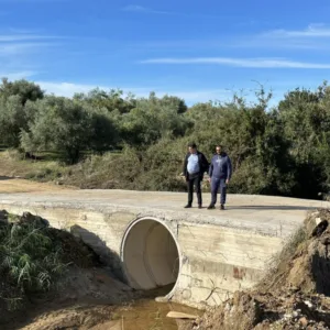 Δήμος Ανδραβίδας Κυλλήνης Αποκατάσταση γεφυριδίου στη Νεάπολη