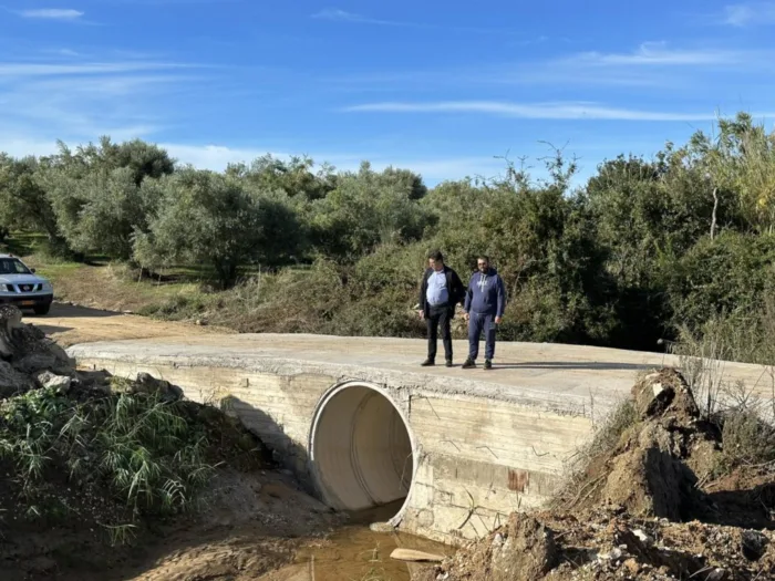 Δήμος Ανδραβίδας Κυλλήνης Αποκατάσταση γεφυριδίου στη Νεάπολη