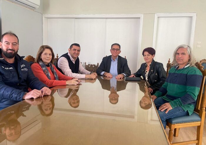 Δήμος Ζαχάρως Φιγαλείας Συνάντηση Δημάρχου Ζαχάρως με τον Τάσο Κάπο