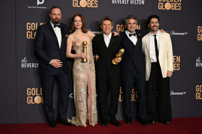 80th Annual Golden Globe awards PRESS ROOM