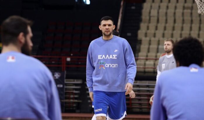 [367390] MEDIA DAY ΚΑΙ ΠΡΟΠΟΝΗΣΗ ΤΗΣ ΕΘΝΙΚΗΣ ΕΛΛΑΔΑΣ ΓΙΑ ΤΑ ΠΡΟΚΡΙΜΑΤΙΚΑ ΤΟΥ ΕΥΡΩΜΠΑΣΚΕΤ 2025 (ΘΑΝΑΣΗΣ ΔΗΜΟΠΟΥΛΟΣ / EUROKINISSI)