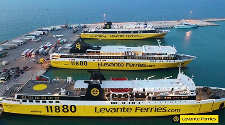 Levante ferries killini port