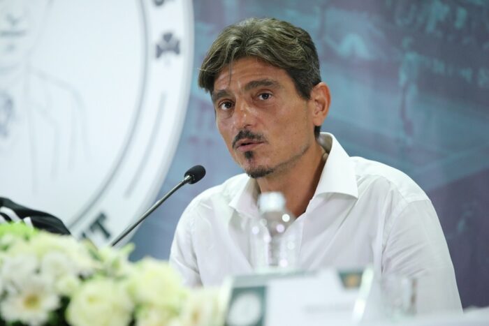 [363708] ΣΥΝΕΝΤΕΥΞΗ ΤΥΠΟΥ ΓΙΑ ΤΟ 5ο ΤΟΥΡΝΟΥΑ ΜΠΑΣΚΕΤ "ΠΑΥΛΟΣ ΓΙΑΝΝΑΚΟΠΟΥΛΟΣ" (ΣΤΕΛΙΟΣ ΣΤΕΦΑΝΟΥ / EUROKINISSI)