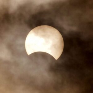 PARTIAL SOLAR ECLIPSE IN EL HIERRO