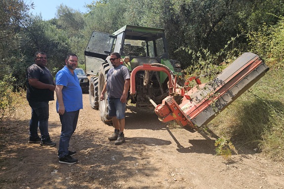 Π.Ε. ΗΛΕΙΑΣ ΕΡΓΑΣΙΕΣ ΚΑΘΑΡΙΣΜΟΥ ΕΠΑΡΧΙΑΚΟΥ ΔΙΚΤΥΟΥ ΑΡΧ. ΟΛΥΜΠΙΑΣ ΚΑΙ ΝΕΟΣ ΧΩΡΟΣ ΑΝΑΨΥΧΗΣ ΣΤΟ ΚΟΥΜΑΝΙ 1