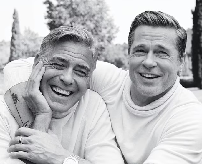 brad pitt george clooney