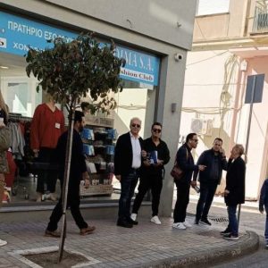 Επαφές με επιχειρηματίες του Πύργου είχε ο υποψήφιος πρόεδρος για το Επιμελητήριο Κ. Λεβέντης