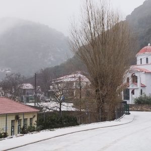 χιονια αγιακυριακι