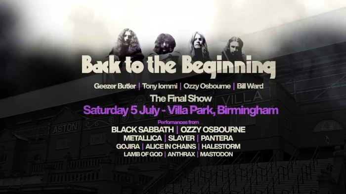 Back to the Beginning black sabath