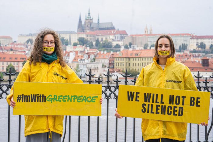 Global Week of Action Solidarity against Energy Transfer Lawsuit in Prague