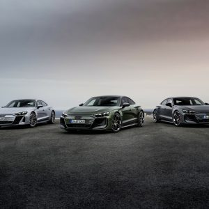 The new Audi e tron GT model family