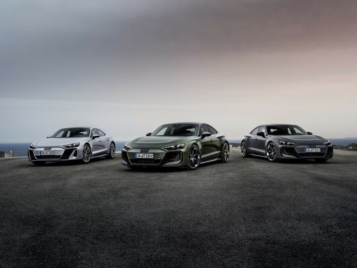 The new Audi e tron GT model family