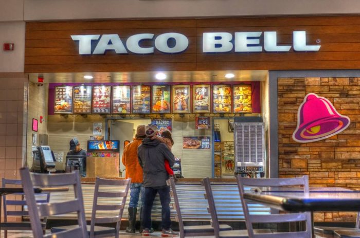 Hdr,Image,,Taco,Bell,Restaurant,Menu,Ordering,Counter,,Shopping,Mall