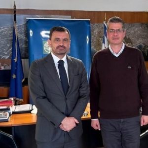 Ανδρέας Νικολακόπουλος Συνάντηση εργασίας με το Γεν. Γραμματέα Δασών Θ. Σταθόπουλο