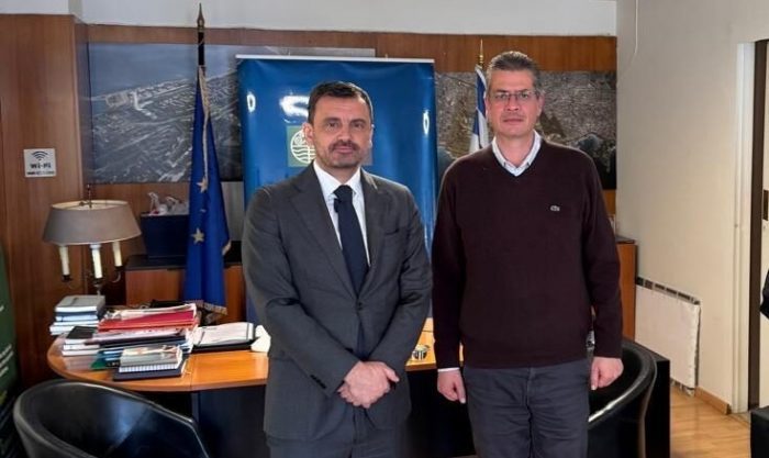 Ανδρέας Νικολακόπουλος Συνάντηση εργασίας με το Γεν. Γραμματέα Δασών Θ. Σταθόπουλο