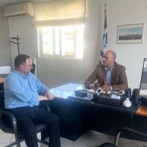 Συνάντηση Ν. Κοροβέση με τον Διοικητή της 6ης ΥΠΕ, Ηλία Θεοδωρόπουλο