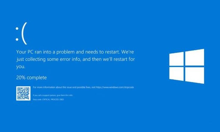 blue screen bsod