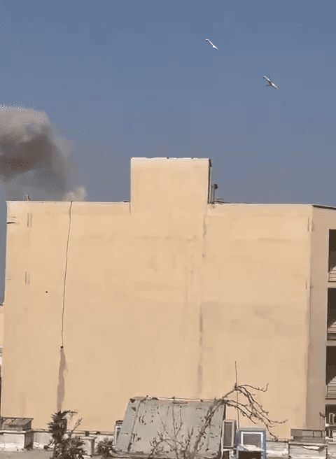 bombs falling