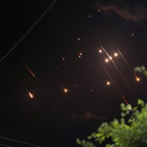 rockets missle sky night