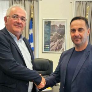 Συνάντηση Δημάρχου Ζαχάρως με τον Γενικό Γραμματέα Αυτοδιοίκησης και Αποκέντρωσης του Υπουργείου Εσωτερικών