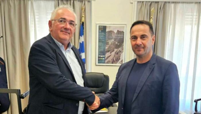 Συνάντηση Δημάρχου Ζαχάρως με τον Γενικό Γραμματέα Αυτοδιοίκησης και Αποκέντρωσης του Υπουργείου Εσωτερικών