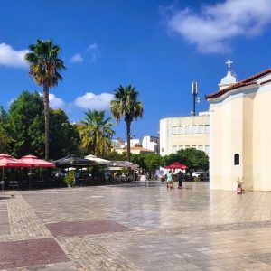 κεντρική πλατεία Αγίου Αθανασίου Αμαλιάδας kentriki plateia agiou athanasiou amaliada