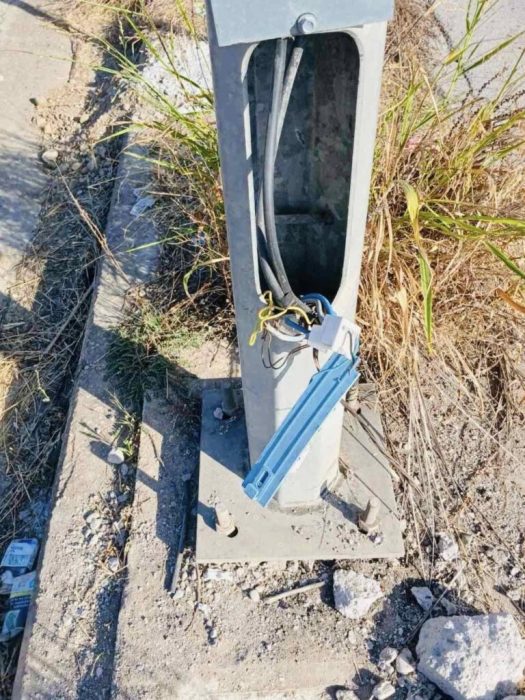 bandalismoi fos odiko