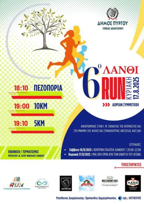 ο 6o ΛΑΝΘΙ RUN 2025