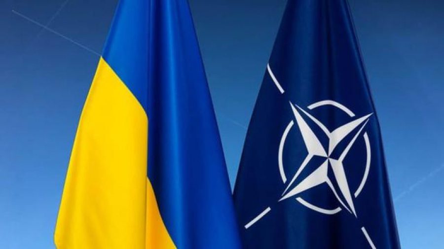 nato ukrain flag