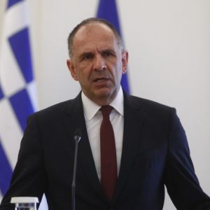 [370421] ΣΥΝΑΝΤΗΣΗ ΤΟΥ ΥΠΟΥΡΓΟΥ ΕΞΩΤΕΡΙΚΩΝ ΓΙΩΡΓΟΥ ΓΕΡΑΠΕΤΡΙΤΗ ΜΕ ΤΟΝ ΥΠΟΥΡΓΟ ΕΞΩΤΕΡΙΚΩΝ ΤΗΣ ΙΟΡΔΑΝΙΑΣ AYMAN AL SAFADI (ΣΩΤΗΡΗΣ ΔΗΜΗΤΡΟΠΟΥΛΟΣ/EUROKINISSI)