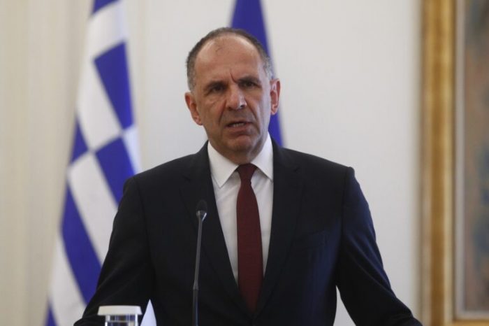 [370421] ΣΥΝΑΝΤΗΣΗ ΤΟΥ ΥΠΟΥΡΓΟΥ ΕΞΩΤΕΡΙΚΩΝ ΓΙΩΡΓΟΥ ΓΕΡΑΠΕΤΡΙΤΗ ΜΕ ΤΟΝ ΥΠΟΥΡΓΟ ΕΞΩΤΕΡΙΚΩΝ ΤΗΣ ΙΟΡΔΑΝΙΑΣ AYMAN AL SAFADI (ΣΩΤΗΡΗΣ ΔΗΜΗΤΡΟΠΟΥΛΟΣ/EUROKINISSI)