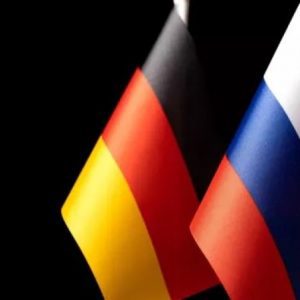 germany russian flags