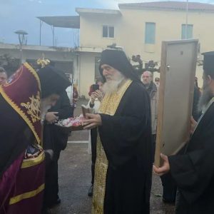 Ιερή Εικόνα της Παναγίας Προυσιωτίσσης και το Ιερό Λείψανο του Αγίου Ιωάννου του Βραχωρίτου