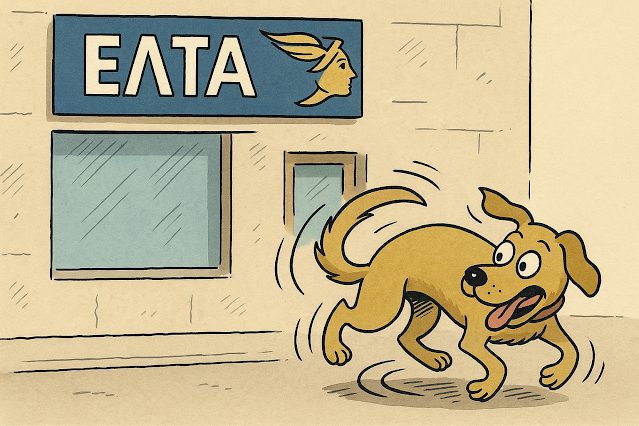 Ο σκύλος που κυνηγάει την ουρά του