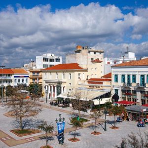 Pyrgos plateia Sakis Karagiorgas