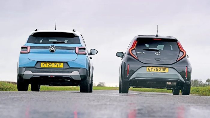Toyota Aygo X vs Citroen C3 rear end uhyal7 11zon