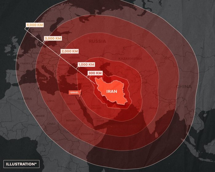 idf map iran