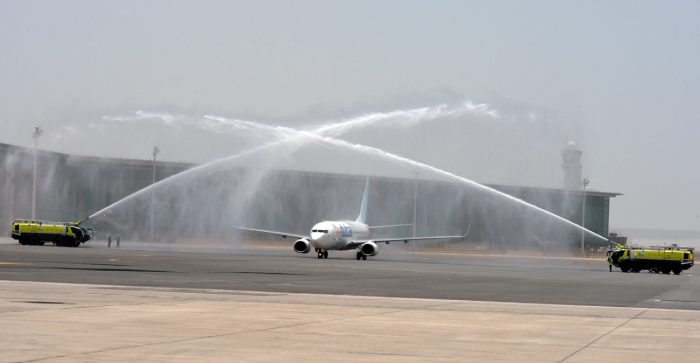 water salute aeroplannero