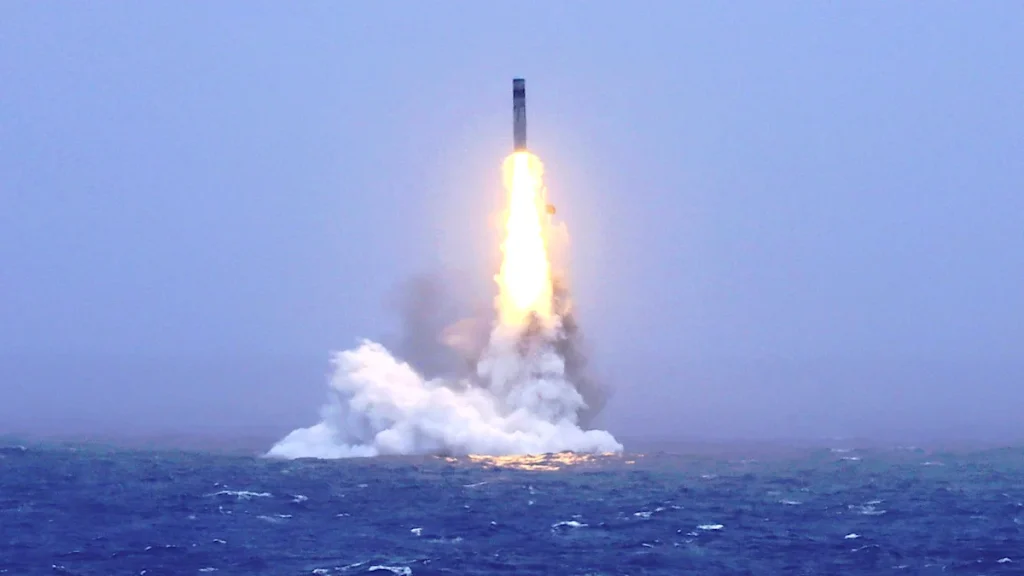 China has fired a submarine launched ballistic missile