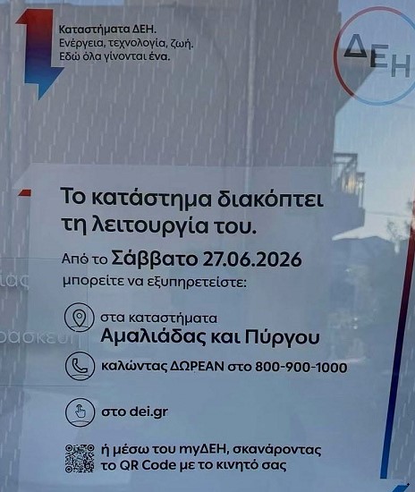 ΔΕΙ ΛΕΧΑΙΝΑ ΚΛΙΣΙΜΟ